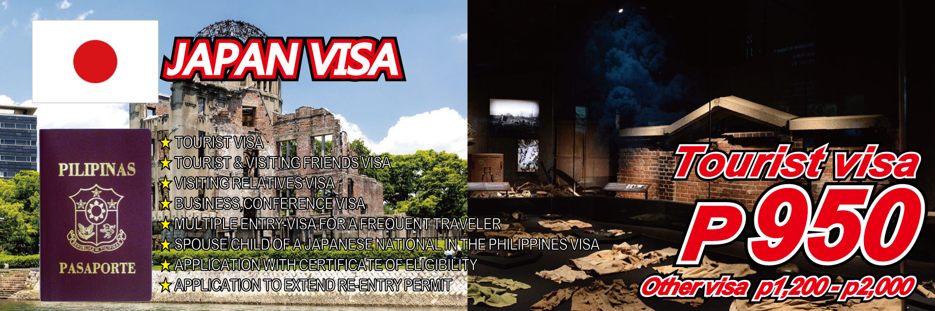 reli tours megamall japan visa